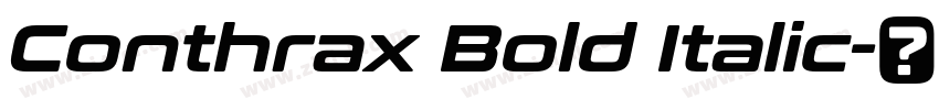Conthrax Bold Italic字体转换 Conthrax Bold Italic字体转换